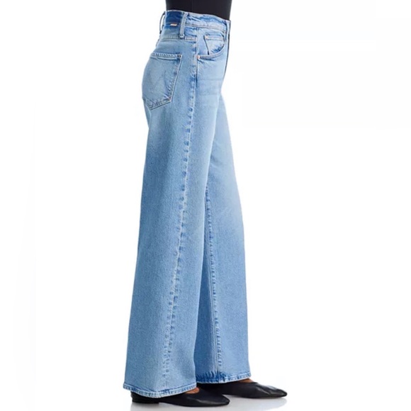 NWT MOTHER The Lasso Sneak High Rise Jeans in Sow Surreal Sz 28 - Picture 10 of 14